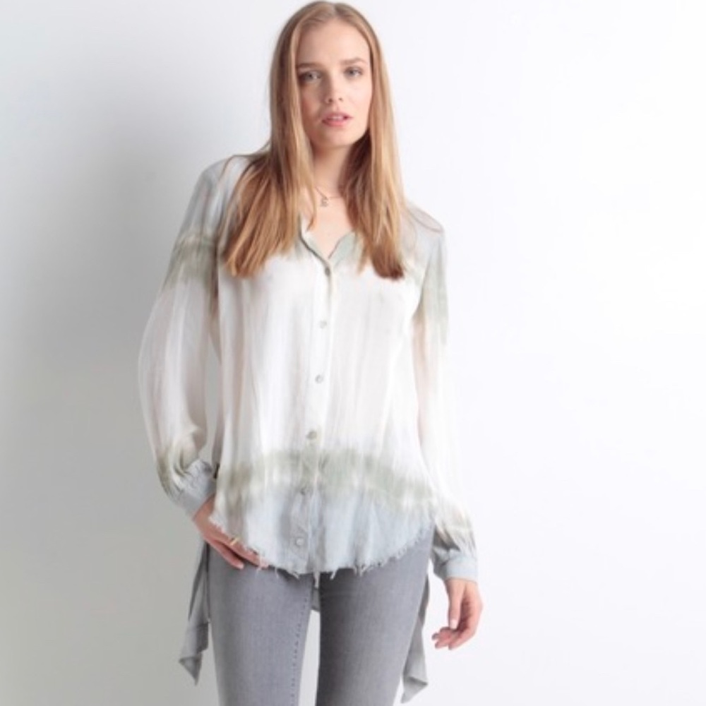 Tie dye Long sleeve Tunic by illia